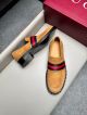 Gucci Man Brown Calfskin Business Leather Shoes 042891 (3)_th.jpg
